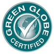 label green globe