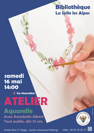 Visuel Atelier Aquarelle 16 Mai 2026 Visuel Atelier Aquarelle 16 Mai 2026