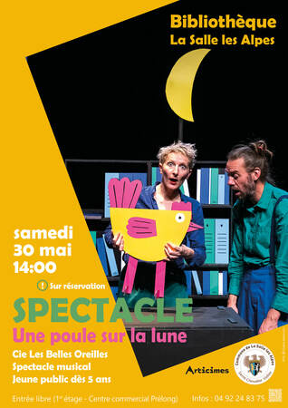 Visuel Spectacle Une Poule Sur La Lune 30 Mai 2026 Visuel Spectacle Une Poule Sur La Lune 30 Mai 2026